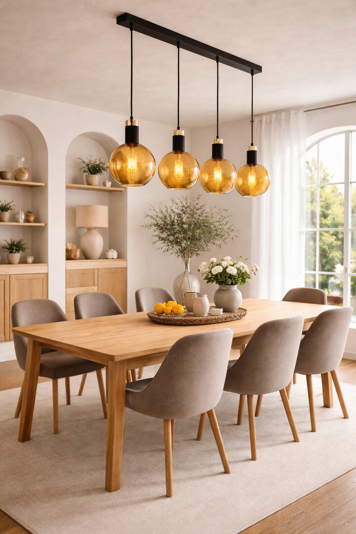 Brayden Studio - Light Matte Black Pendant Matte Black 120cm H x 95cm W