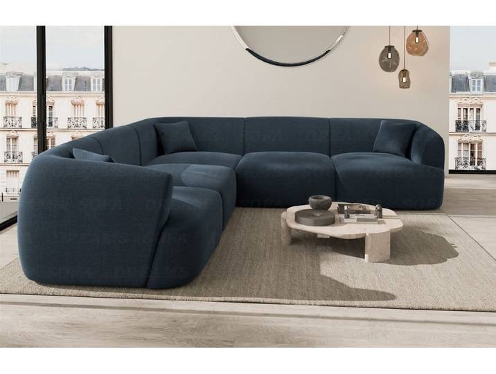 Stoff Ecksofa Tabarca L-Form
