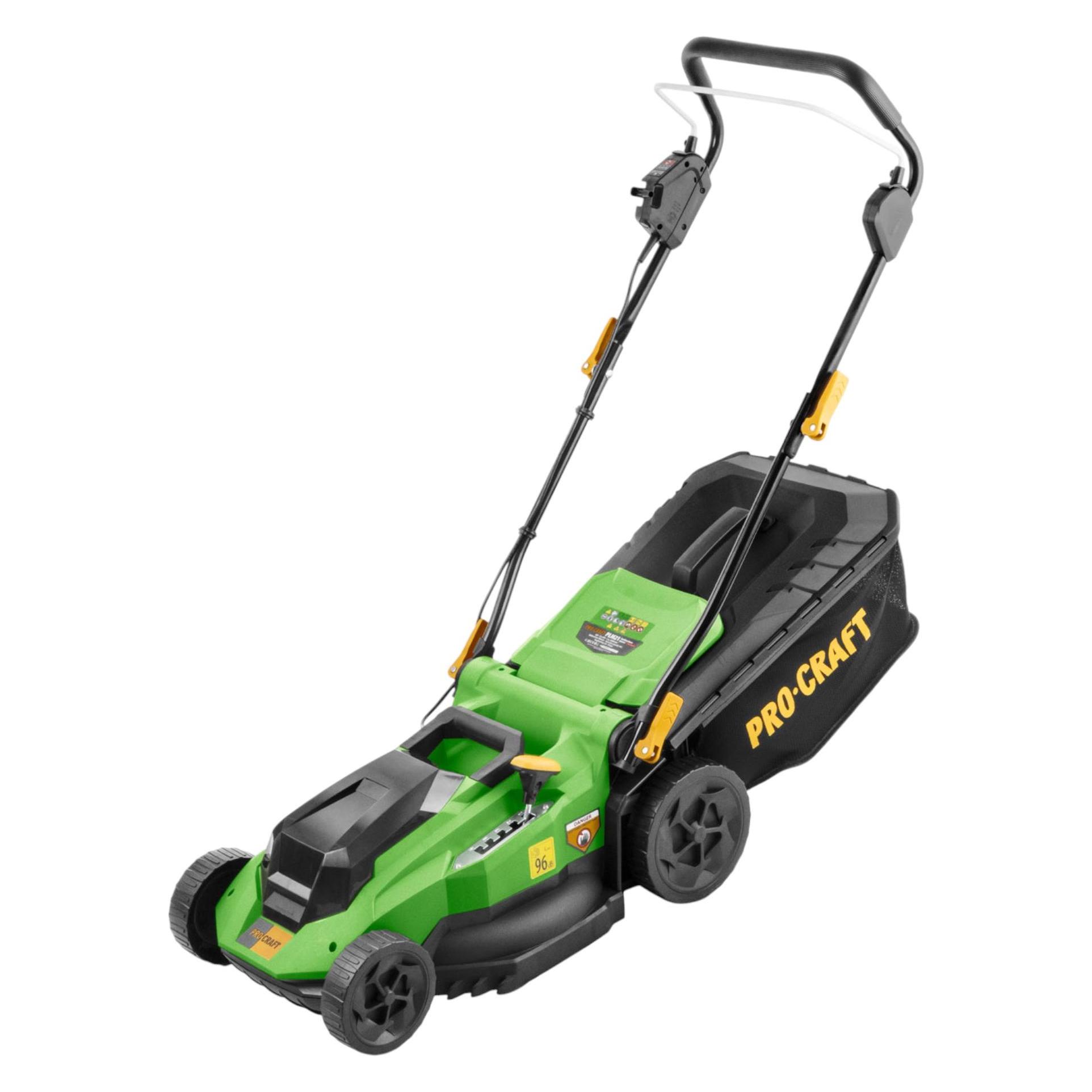 Procraft PLM21bb Akku Rasenmäher 40 V ( 2x 20 V ) 380 mm Brushless + 2x Akku 4,0 Ah + Ladegerät (Akkubetrieb) (PLM21bb)