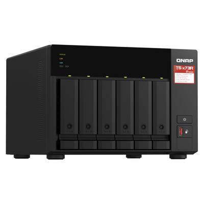 QNAP NAS-Server "TS-673A", schwarz (ohne farbbezeichnung), B:39cm H:29,7cm T:42,5cm, NAS-Server, NAS-Server