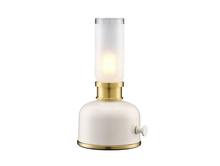 PR Home LED Tischlampe Frida, dimmbar, creme / amber, für Wohn- / Esszimmer, Antik, LED Tischlampe