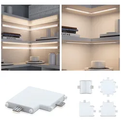 Paulmann Clever Connect Verbinder Border Eck-Verbinder 50x50mm  Weiß matt 99964