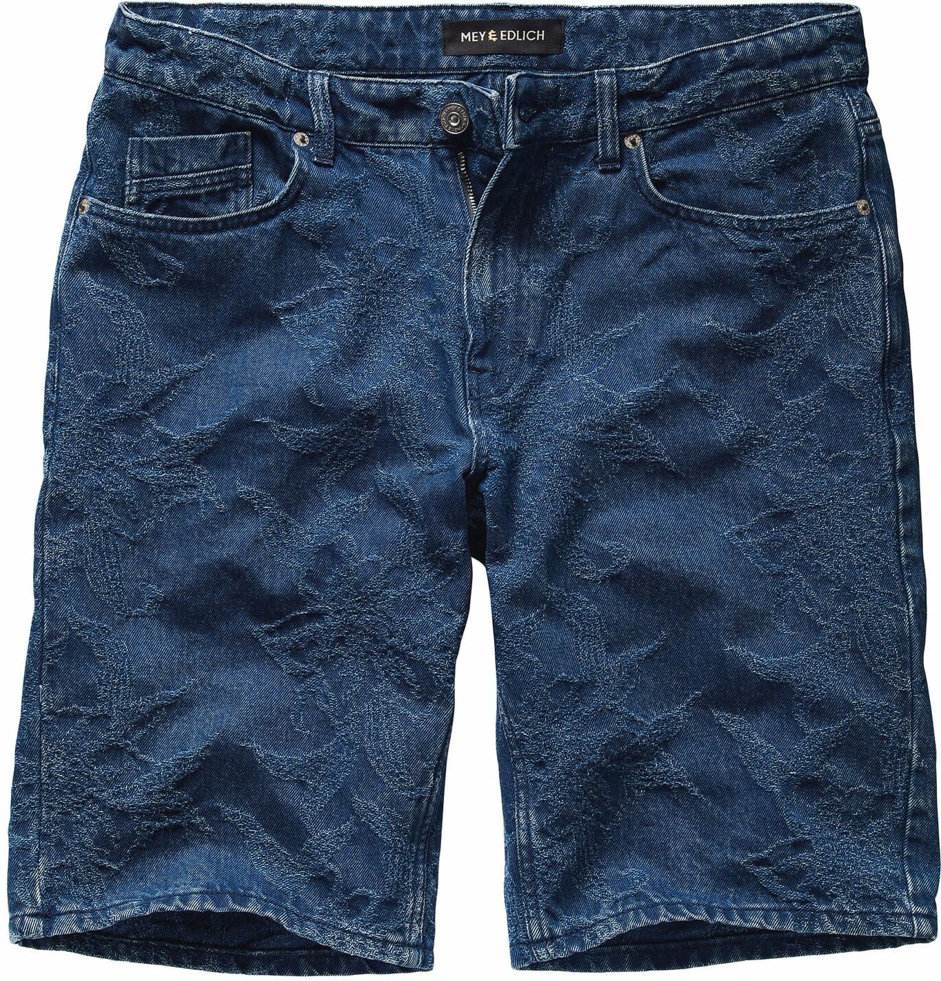 Mey & Edlich Jacquard-Shorts Blau 31