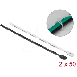 DELOCK 19506 - Blitzbinder wiederverwendbar L 120 x B 3,6 mm 100 Stück