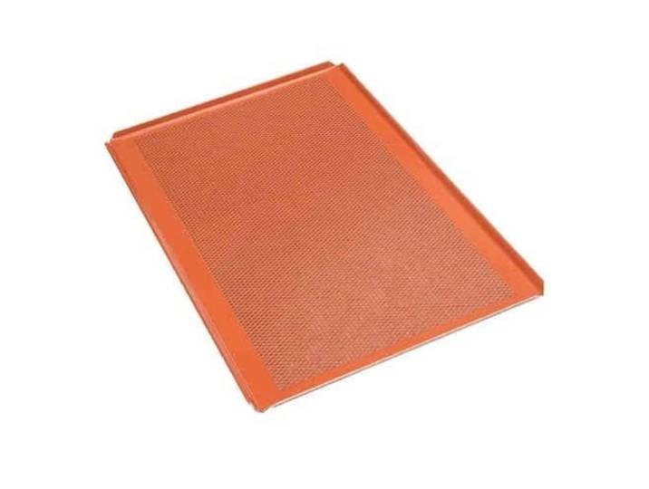 Profi-Backblech 6 Stück, Silikon, GN 1/1 Silikonlochblech Lochblech Silikonbackblech Antihaft Made in Germany