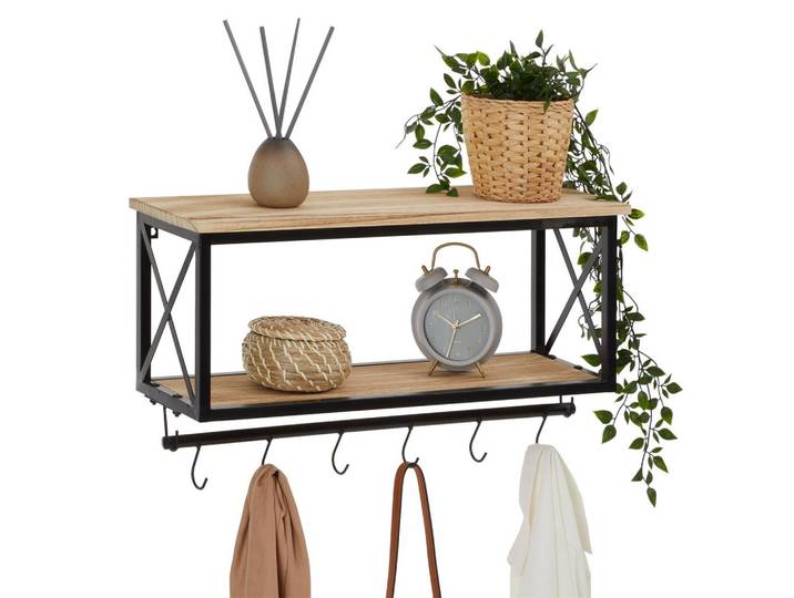 WANDGARDEROBE ARMANDO schwarz/braun