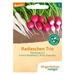 Bingenheimer Saatgut Radieschen Trio demeter
