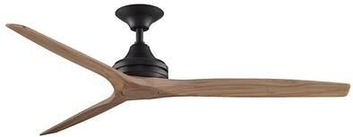 "Virginia 3 Blade Indoor/Outdoor Ceiling Fan - Dark Bronze/Natural, 48"" - Ballard Designs"