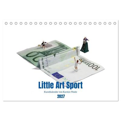 Little Art Sport Kunstkalender (Tischkalender 2027 DIN A5 quer), CALVENDO Monatskalender