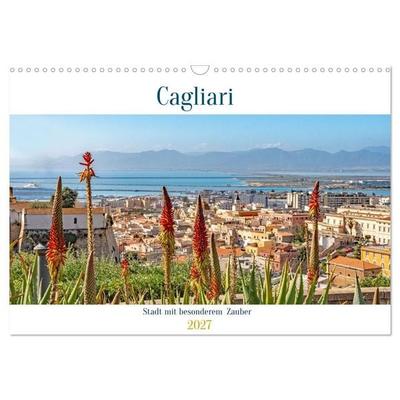Cagliari - Stadt mit besonderem Zauber (Wandkalender 2027 DIN A3 quer), CALVENDO Monatskalender