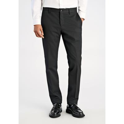 Anzughose JUNK DE LUXE "Anzughose Slim Fit", Herren, Gr. 44, schwarz, Obermaterial: 54% Polyester, 44% Wolle, 2% Elasthan, unifarben, slim fit, Hosen Anzughose