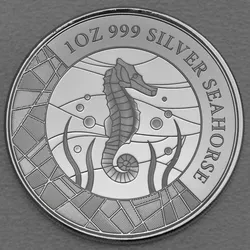 Silbermünze 1oz "Seepferdchen" 2018 (Samoa)
