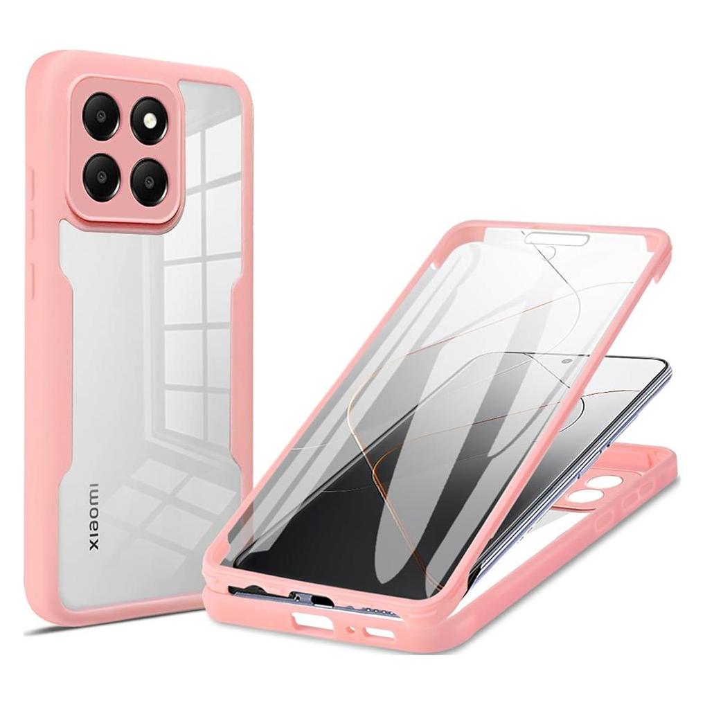 Techsuit - ColorVerse 360 Series + Screen Protector - Xiaomi 14 - Pink (Xiaomi 14) (56355058)