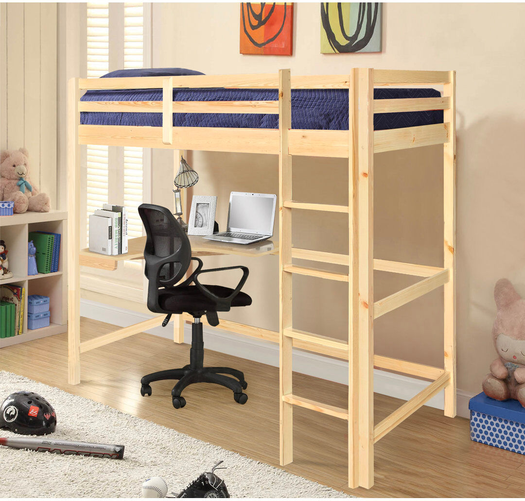 Harriet Bee Rumer Glen 90 X 190cm High Sleepers Natural