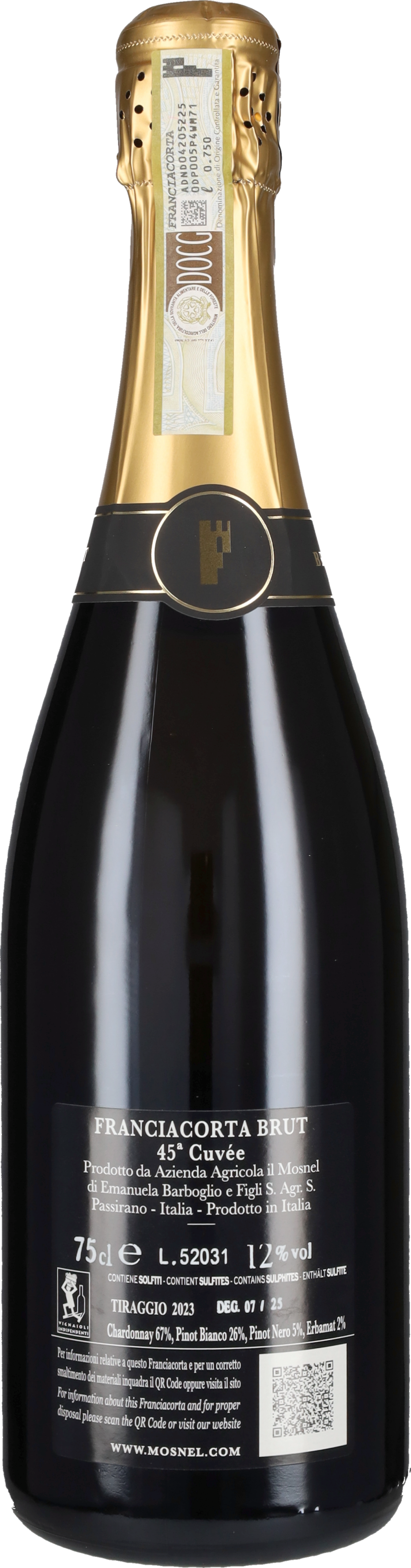 Franciacorta Brut Mosnel