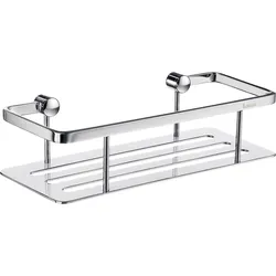 Smedbo SIDELINE - Design Seifenkorb mit Bodenplatte in Chrom poliert DK3001