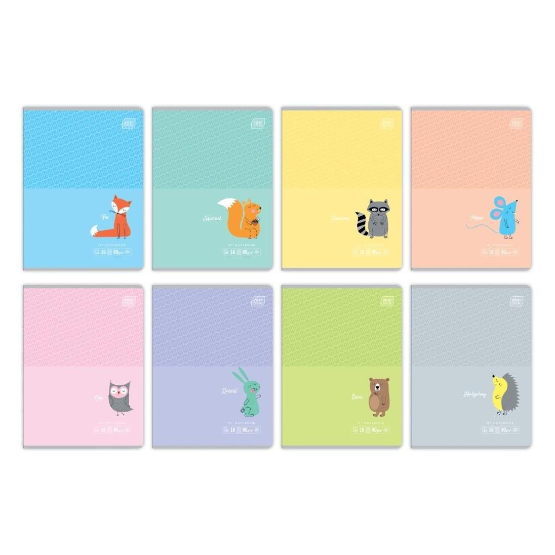 Interdruk Zeszyt A5/16K linia B&B Kids Pastel 20szt (272865) (A5, Liniert) (37955545)