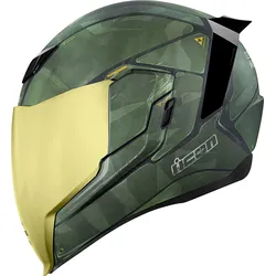 Icon Airflite Battlescar 2, Integralhelm - Grün - M