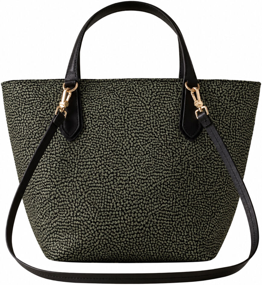 BORBONESE BORSA SHOPPING MEDIA donna catrame 910103330289M35 TU
