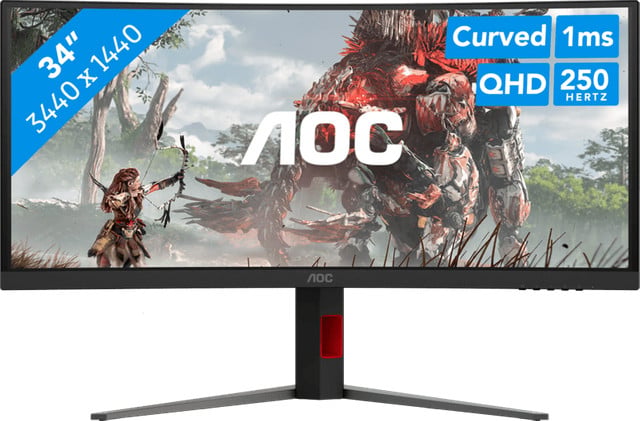 AOC G4 CU34G4ZCA Curved QHD 1440p Monitor
