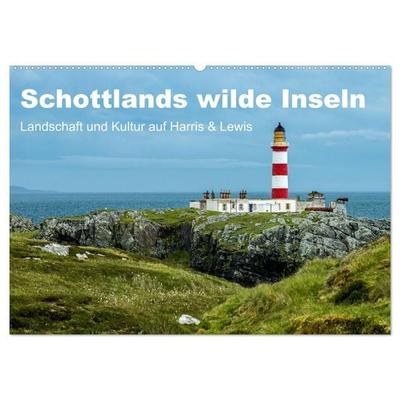 Schottlands wilde Inseln (Wandkalender 2027 DIN A2 quer), CALVENDO Monatskalender