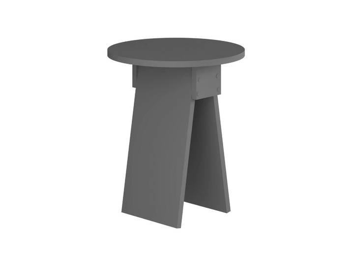 Livetastic Beistelltisch, Anthrazit, rund, 50 cm, Wohnzimmer, Wohnzimmertische, Beistelltische, Beistelltische rund
