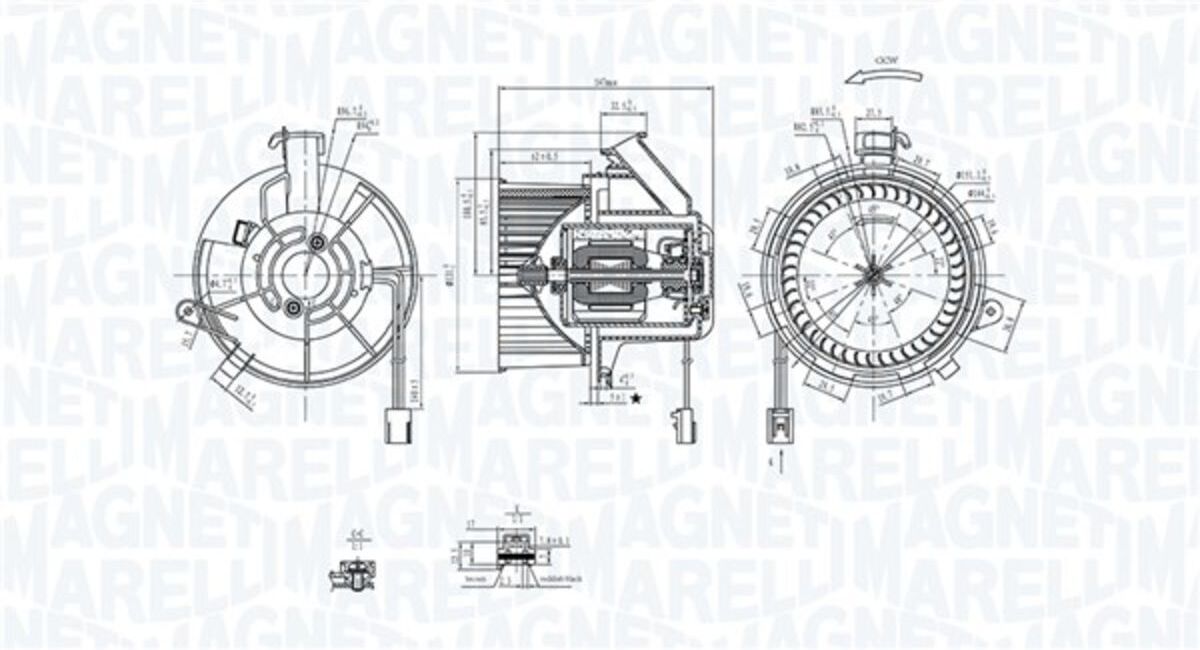 Innenraumgebläse MAGNETI MARELLI 069412290010