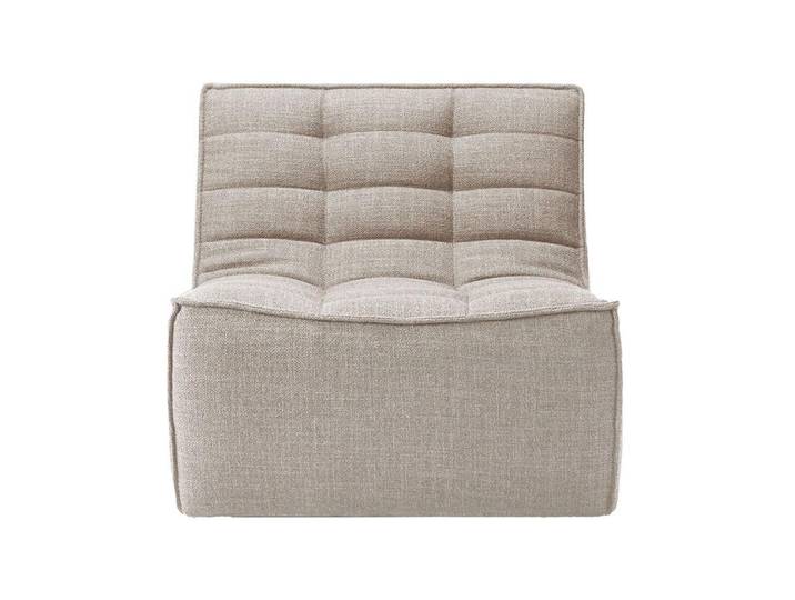 ETHNICRAFT fauteuil modulaire N701 (Beige - Tissu)