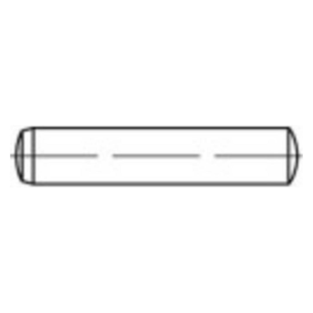Toolcraft Zylinderstift (Ø x L) 13 mm x (25 Stk., 80 mm) (103445)