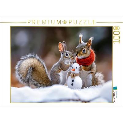 CALVENDO Puzzle Eichhörnchen | 1000 Teile Lege-Größe 64x48cm Foto-Puzzle für glückliche Stunden, Sonstige von , Calvendo Puzzle