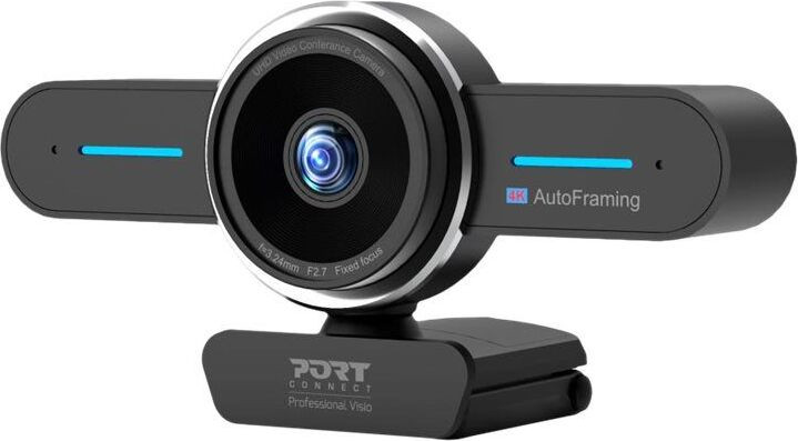 Port Designs Port 902003 Web Cam 4K met Stereo Geluid