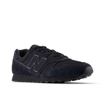 Sneaker NEW BALANCE "373", Herren, Gr. 42, schwarz, Leder, Textil, Schuhe Sneaker