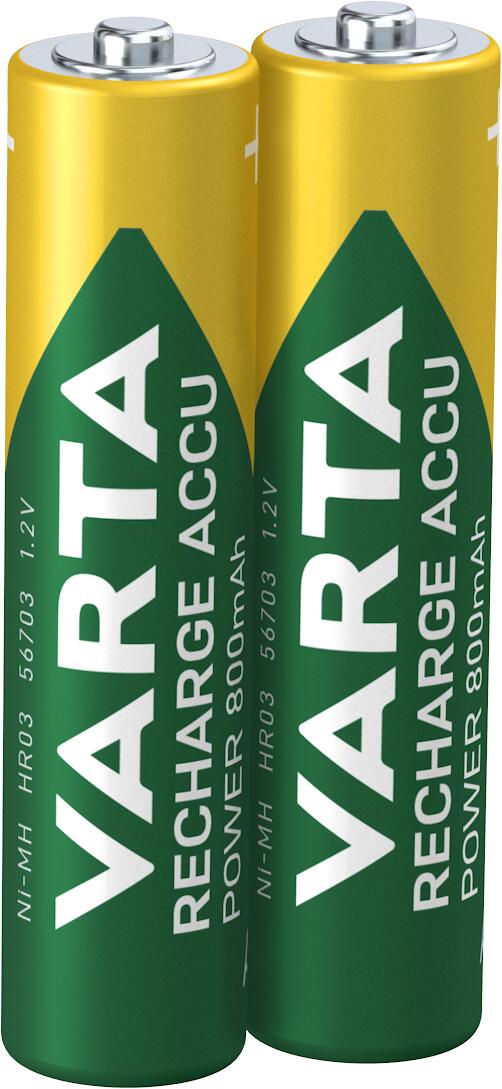 VARTA Recharge Accu Power AAA 800 mAh Blister 2 56703101402