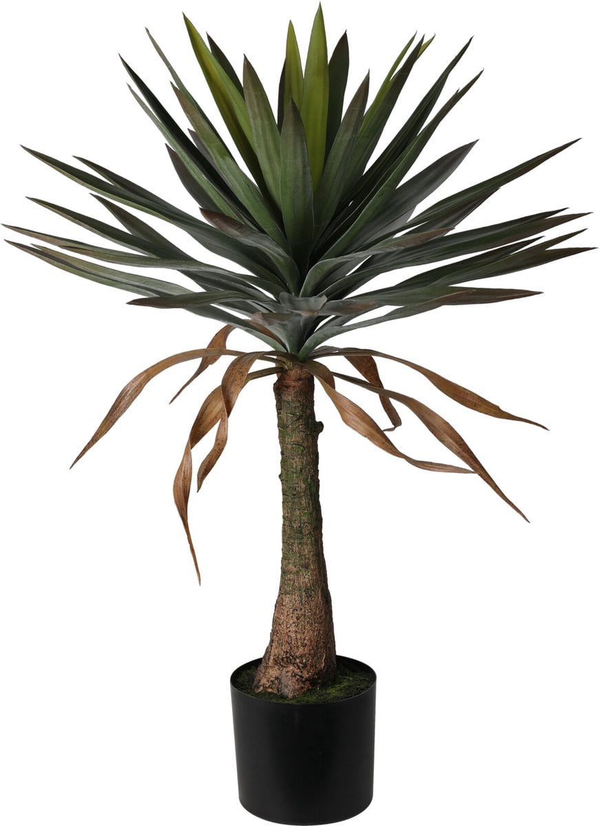 Groene kunstplant Yucca, 90 cm hoog