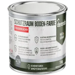 Derendo Schutzraum Bodenfarbe anthrazit 1kg