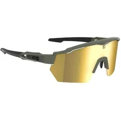 AZR, Unisex, Sportbrille, Race RX Cat 3 - Fahrradbrille (Kaki), Mehrfarbig, Grün, Schwarz