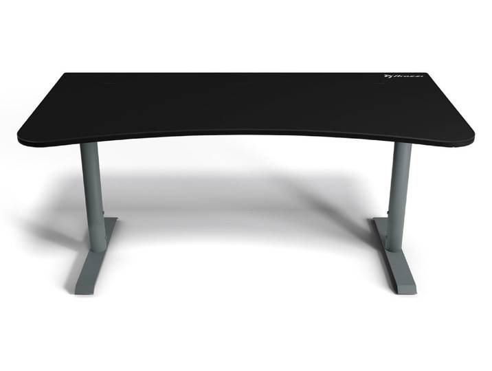Arozzi Arena Groß Gaming-Schreibtisch - 160 x 82 x 71-81 cm - Gefrorenes Grau