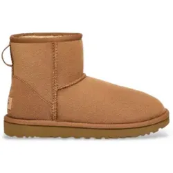 UGG für Damen. 1016222 Lederstiefel Classic Mini II Kastanie (37), Braun, Wohnung, Keine, Lässig