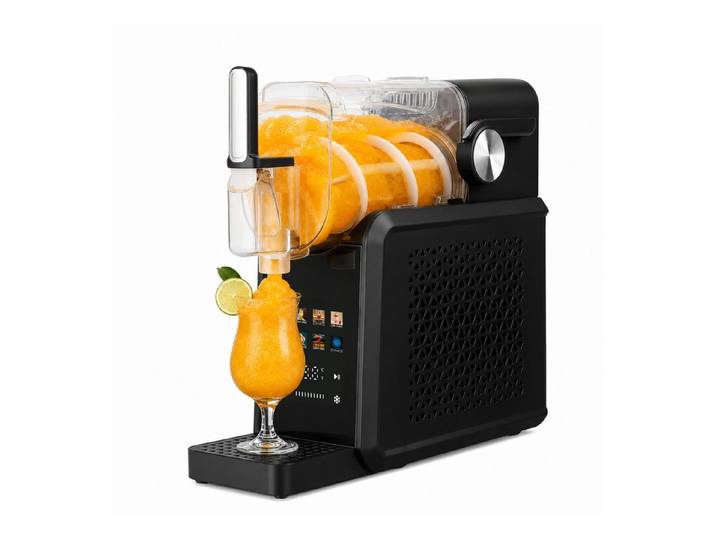 WHEELYOU Slush-Eismaschine ohne Eiswürfel, Slush Maker 8-in-1, Selbstreinigung, Ca. 15–60 Min., 1,8 l, 200 W, Kompressorkühlung, 10 Konsistenzstufen, Eismaschine für Zuhause