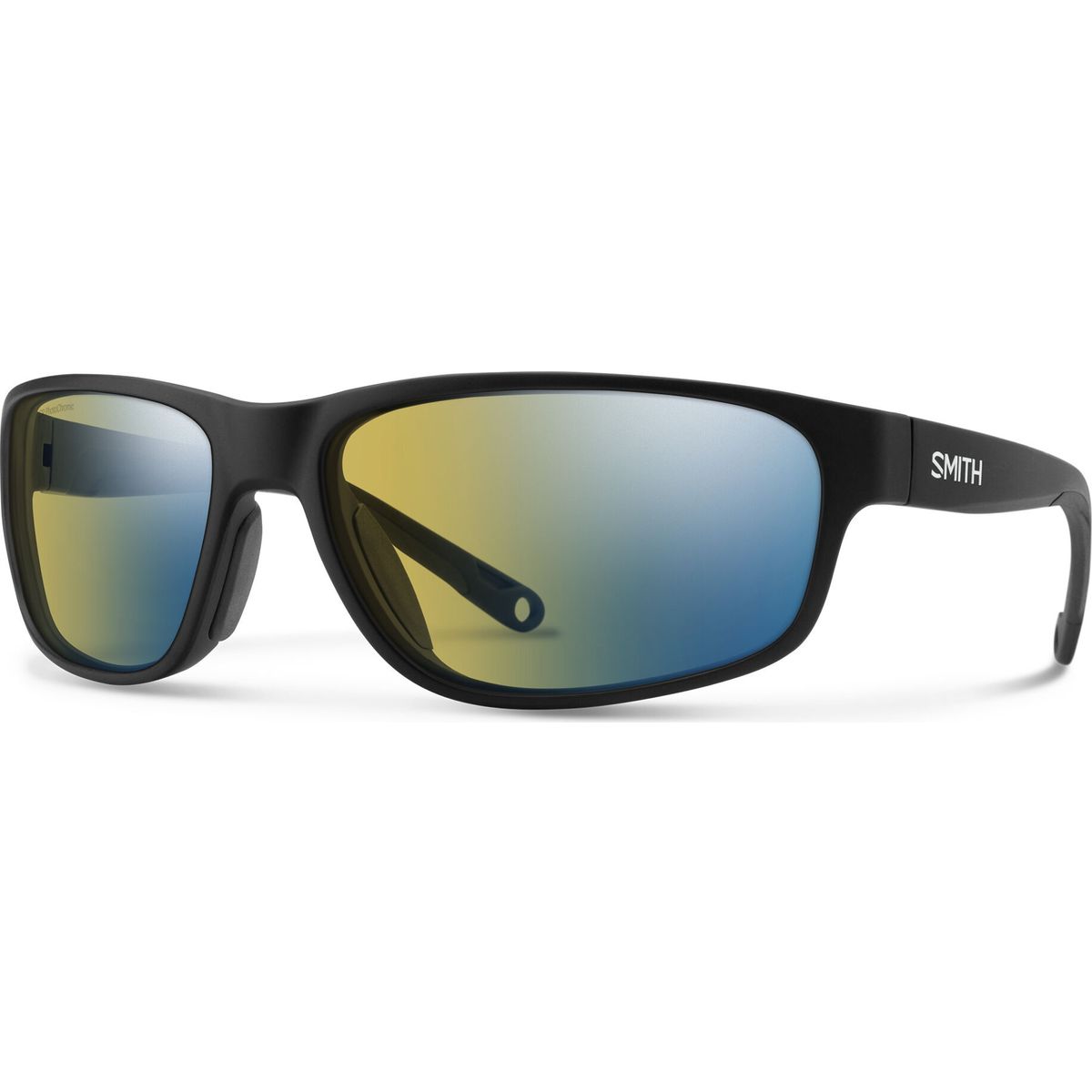 Smith Redding 2 matte black chromapop glass polarchromic yellow blue mirror (003-64QG) 20780900364QG