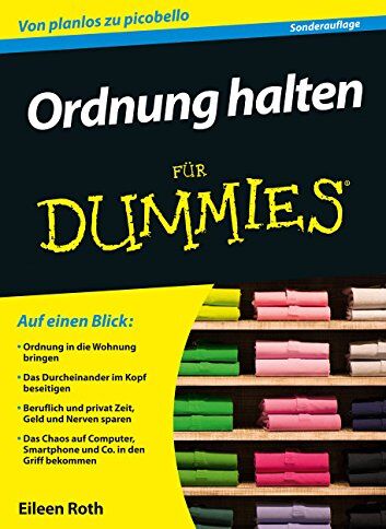 Eileen Roth - Ordnung halten für Dummies (Fur Dummies) - Preis vom 11.10.2026 03:10:56 h