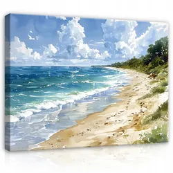 LEINWAND BILDER Strand Meer 120x80