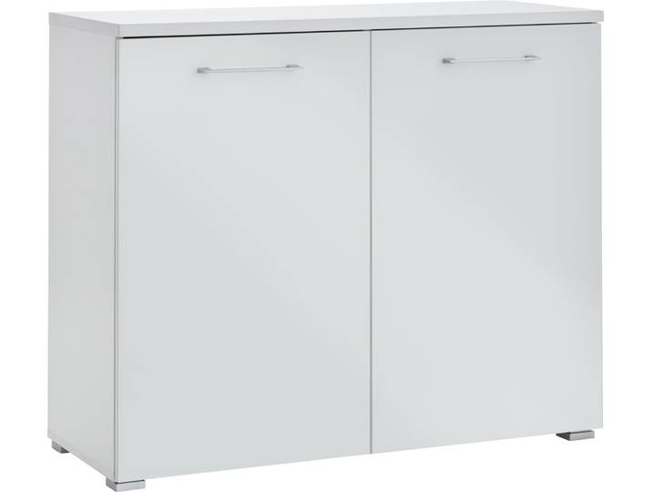 XORA Kommode DANIEL, Weiß, Glas