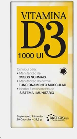 NATIRIS® VITAMINA D3 1000IU 90 CAPSULAS