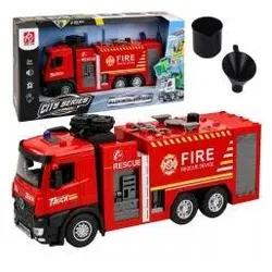 Lean Toys Feuerwehrfahrzeug mit Wasserfunktion 1:12
