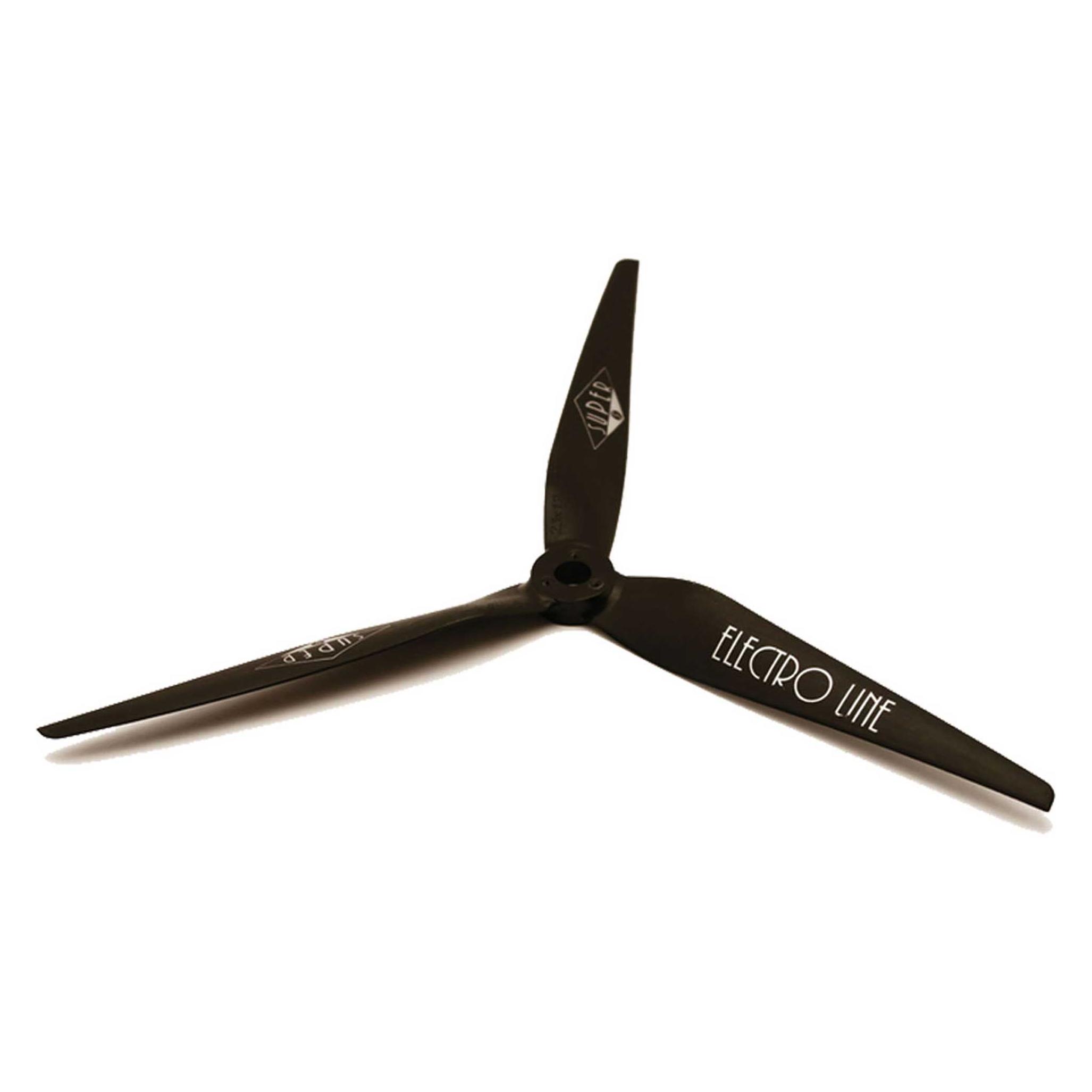 Super electro line 3-blatt 9x5" 23x12,5 cm schwarz 1stk. luftschraube (3061.9X5)
