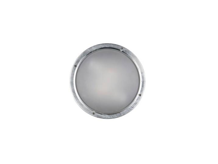 Trio Leuchten Aussenwandleuchte Barito, Weiß, Zinkfarben, Metall, Glas, 11 cm, Lampen & Leuchten, Außenbeleuchtung, Außenleuchten