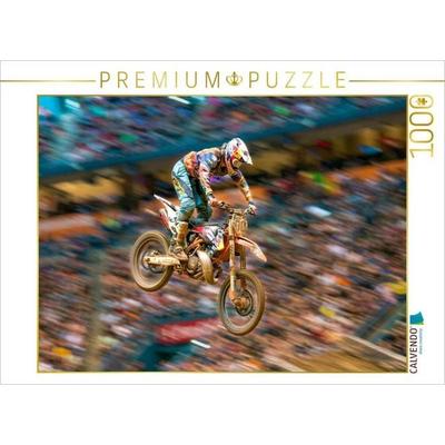 CALVENDO Puzzle Ein Flug, der die Menge verstummen lässt | 1000 Teile Lege-Größe 64x48cm Foto-Puzzle für glückliche Stunden, von , Calvendo Puzzle