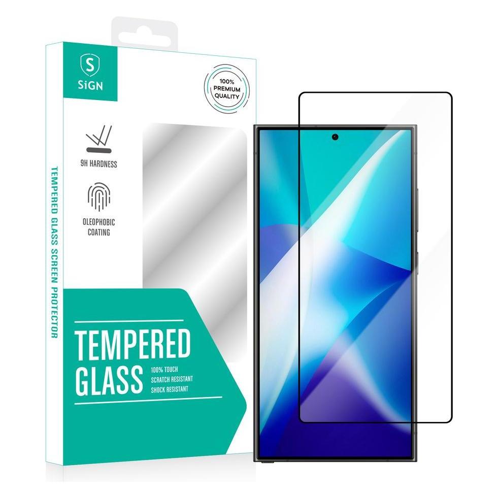 SIGN Samsung Galaxy S25 Ultra Screen Protector Tempered Glass Ultrasonic fingerprint unlock (Samsung Galaxy S25 Ultra) (SN-CGS25U)
