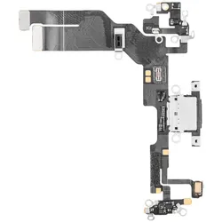 Kaputt.de iPhone 16e Ladebuchse Mikrofon Schwarz (Apple iPhone 16e), Mobilgerät Ersatzteile, Schwarz